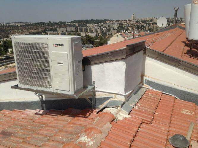 התקנת יחידה חיצונית